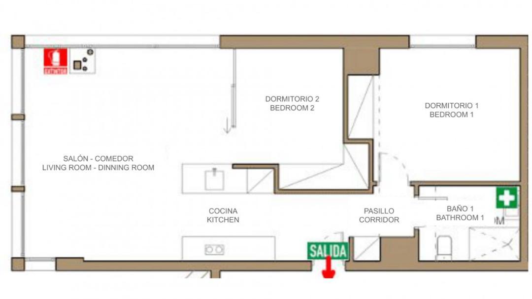 2 Bedrooms 1 Bathroom Furnished - Justicia - Incredible Views - Mintystay مدريد المظهر الخارجي الصورة